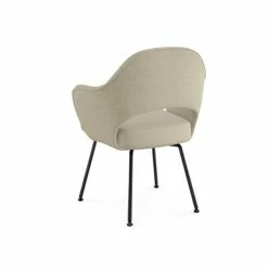 Knoll Conference Armchair Chrome Legs -vitra shop Knoll Conference armchair beige back