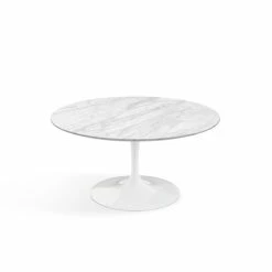 Knoll Saarinen Tulip Coffee Table White Base Ø 91cm