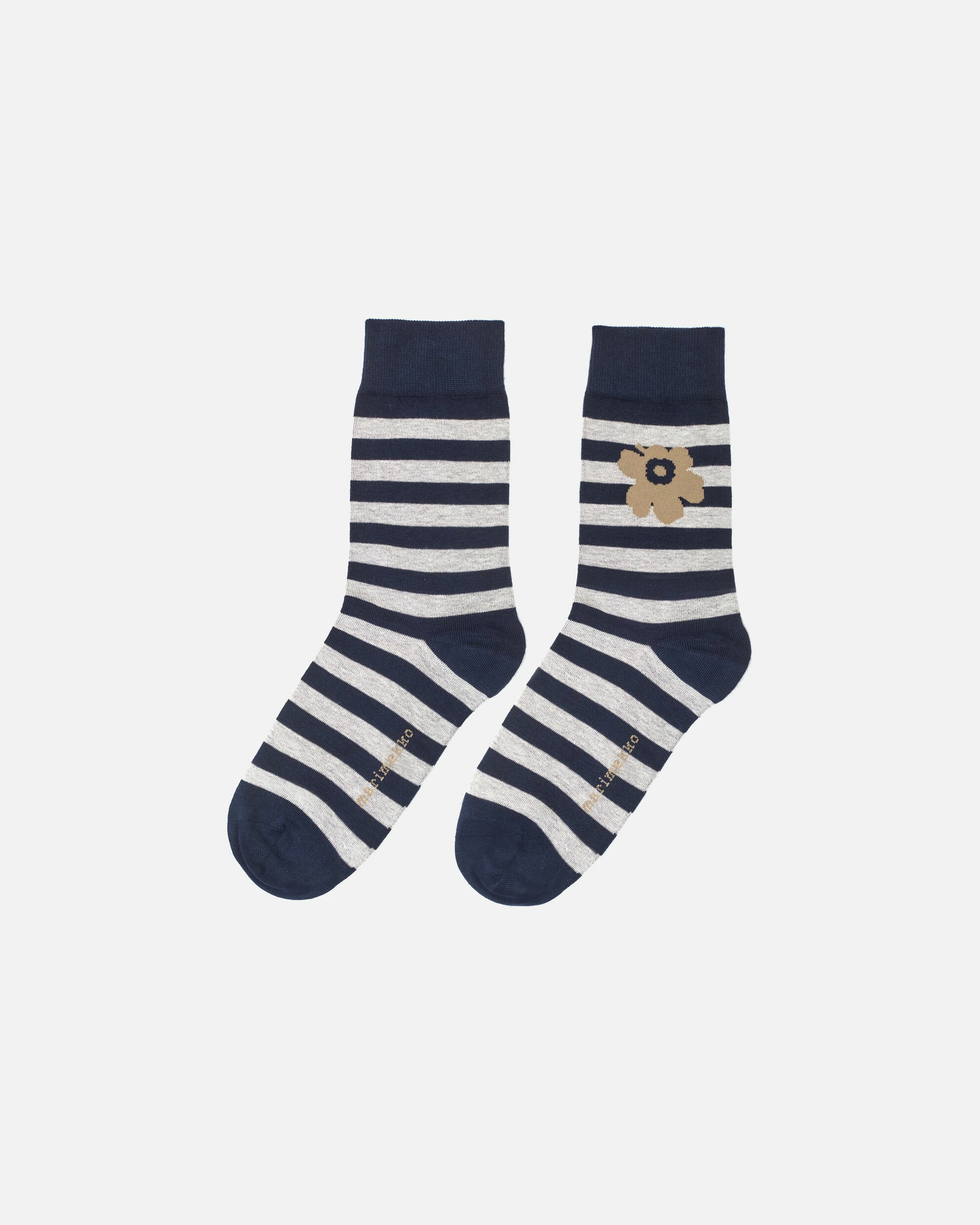 Marimekko Kasvaa Tasaraita Socks Navy 3 Marimekko Kasvaa Tasaraita Socks Navy
