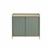 Muuto Enfold Sideboard Tall 1 Muuto Enfold Sideboard Tall -vitra shop Muuto Enfold Sideboard Tall Green and Oak