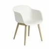 Muuto Fiber Armchair Wood Base -vitra shop Muuto Fiber Armchair Wood Base White