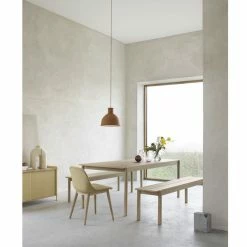 Muuto Linear Wood Bench -vitra shop Muuto Linear Wood Table and Bench Lifestyle1