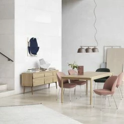 Muuto Linear Wood Table -vitra shop Muuto Linear Wood Table and Bench Lifestyle2