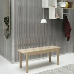 Muuto Linear Wood Bench -vitra shop Muuto Linear Wood Table and Bench Lifestyle3