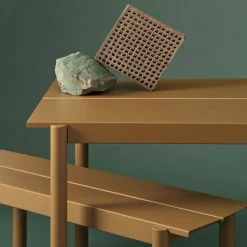 Muuto Outdoor Linear Steel Table 200cm -vitra shop Muuto Outdoor Linear Steel Table Lifestyle1 2