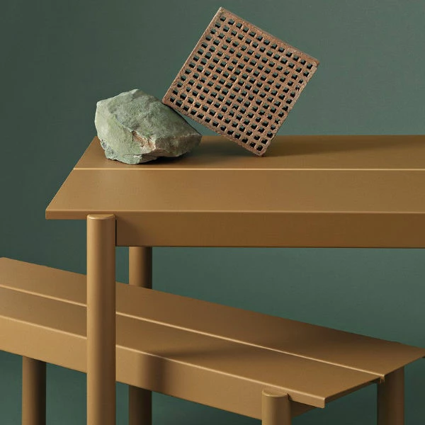 Muuto Outdoor Linear Steel Bench 110cm 6 Muuto Outdoor Linear Steel Bench 110cm - Image 4