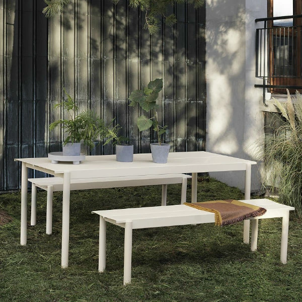Muuto Outdoor Linear Steel Table 140cm 5 Muuto Outdoor Linear Steel Table 140cm - Image 3