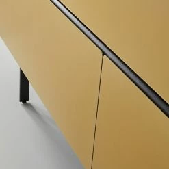 Punt Malmo Sideboard -vitra shop Punt Malmo Sideboard Ebony Stained Oak Gold Detail2