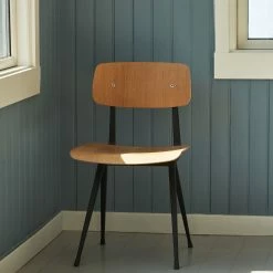 Hay Result Chair -vitra shop Result Chair oak seat black frame