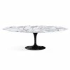 Knoll Saarinen Tulip Dining Table Oval 244cm -vitra shop Saarinen Tulip oval dining table 244cm arabescato marble