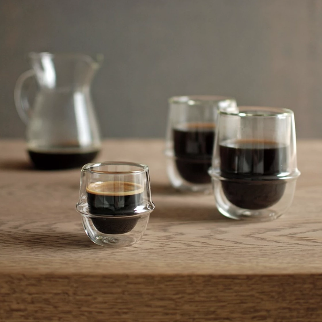 Kinto Kronos Double Wall Espresso Cup 4 Kinto Kronos Double Wall Espresso Cup - Image 2