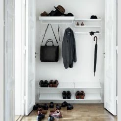 String Hallway Shelving System
