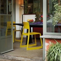 Vitra Tip Ton Chair -vitra shop Tip Ton chair in mustard 1