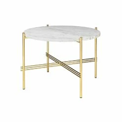 Gubi TS Coffee Table – Dia. 55 – Brass Base