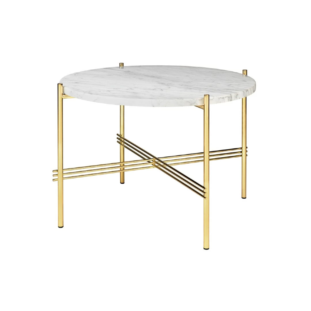 Gubi TS Coffee Table – Dia. 55 – Brass Base 3 Gubi TS Coffee Table – Dia. 55 – Brass Base