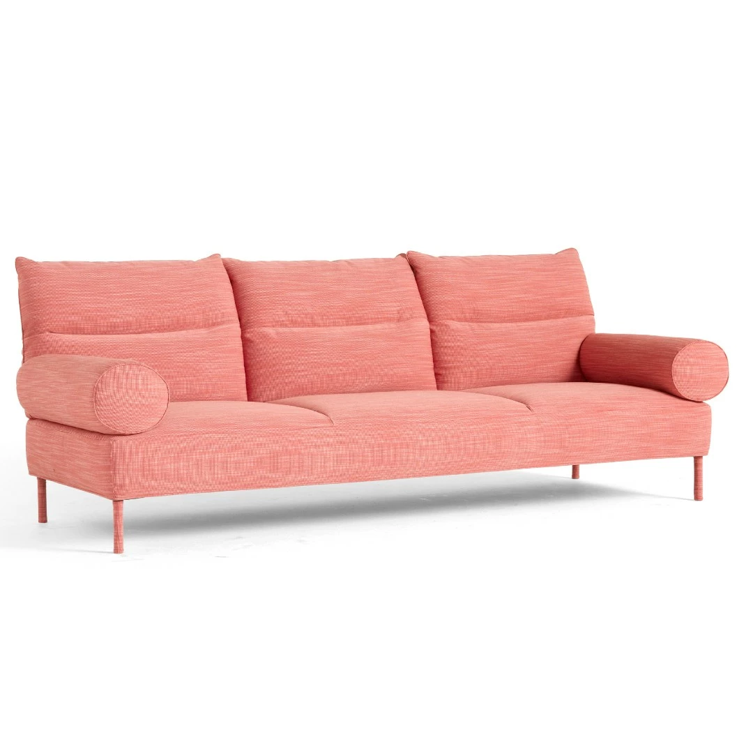 Hay Pandarine 3 Seater Sofa Cylindrical Armrest 3 Hay Pandarine 3 Seater Sofa Cylindrical Armrest