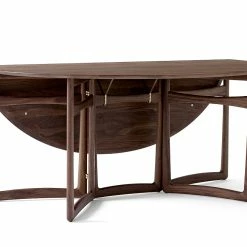 &Tradition Drop Leaf Dining Table HM6 9 &Tradition Drop Leaf Dining Table HM6 -vitra shop andtradition HM6 Drop Leaf Dining Table Oiled Walnut2