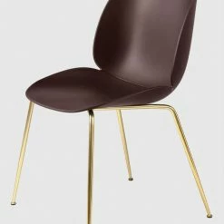 Gubi Beetle Dining Chair Unupholstered Brass Base -vitra shop beetle diningchair conic unupholstered brass darkpink front 911d8b1a f3c5 42f8 a45a bd5813073e75 1024x1024 3