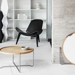 Carl Hansen CH417 Tray Table -vitra shop carl hansen ch417 tray table lifestyle