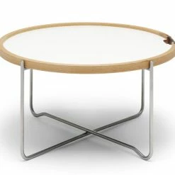 Carl Hansen CH417 Tray Table -vitra shop carl hansen ch417 tray table white