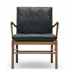 Carl Hansen OW149 Colonial Chair Lacquered Walnut