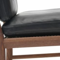 Carl Hansen OW149 Colonial Chair Lacquered Walnut -vitra shop carl hansen ow149 lounge chair walnut black leather 4