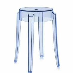Kartell Charles Ghost Bar Stool -vitra shop charles ghost light blue 2