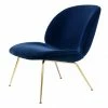 Gubi Beetle Lounge Chair Velvet & Brass -vitra shop gubi beetle lounge chair navy blue