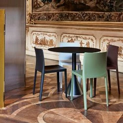 Hay Palissade Cone Table Round -vitra shop hay palissade cone table round anthracite lifestyle