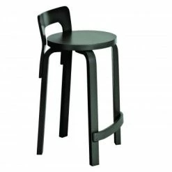 Artek High Chair K65 -vitra shop k65 black lacquered