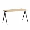 Hay Pyramid Table 01 -vitra shop matt oak black legs pyramid table 01