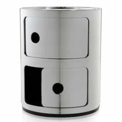 Kartell Componibili Storage Unit Metal -vitra shop two element chrome 1 1