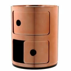 Kartell Componibili Storage Unit Metal -vitra shop two element copper 1 1 1