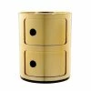 Kartell Componibili Storage Unit Metal 2 Kartell Componibili Storage Unit Metal -vitra shop two element gold 1 1