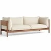 Hay Arbour Eco 3 Seater Sofa – Walnut Frame -vitra shop walnut hallingdal arbour